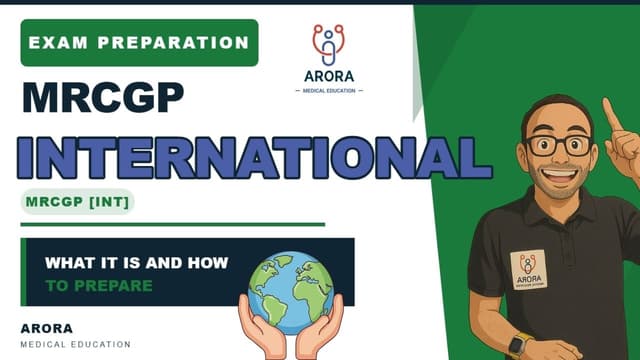 MRCGP International: What it is and How to Prepare