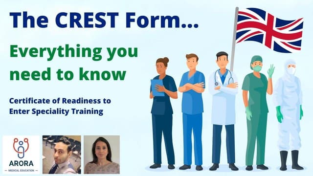 The CREST Form – Certificate of Readiness | What is it?