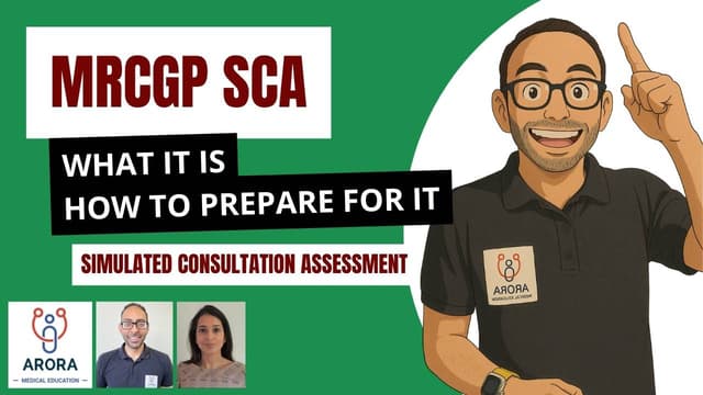The MRCGP SCA (Simulated Consultation Assessment): What it is and how to Prepare