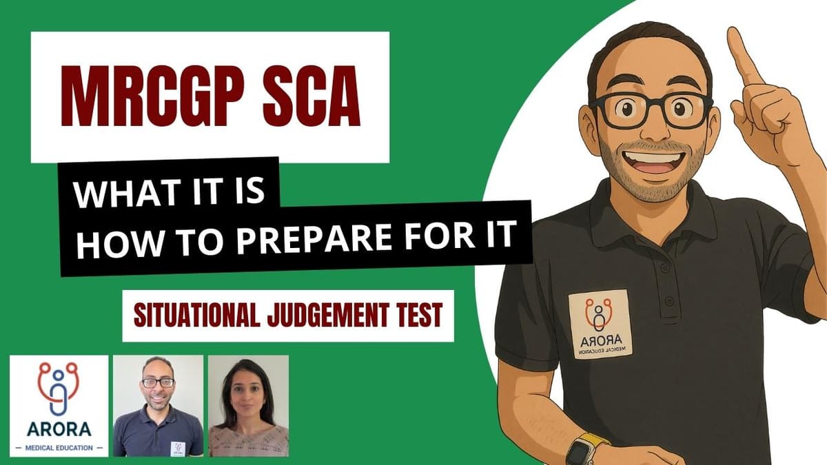 The MRCGP SCA (Simulated Consultation Assessment): What it is and how to Prepare