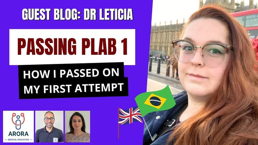 How I Passed PLAB 1 first time: Dr Leticia Spangler
