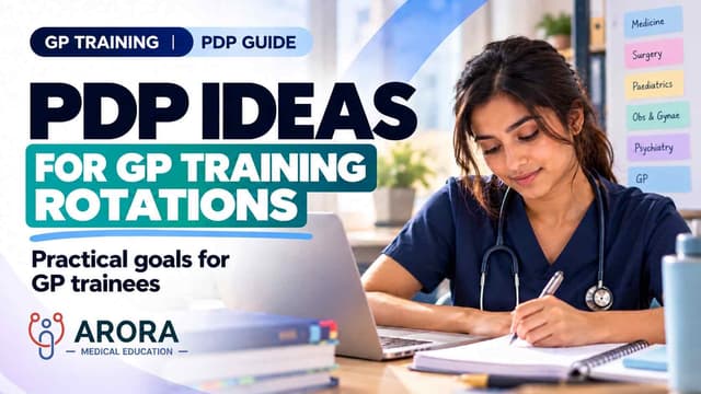 Suggested PDPs for GP Training Rotations – GP Trainees