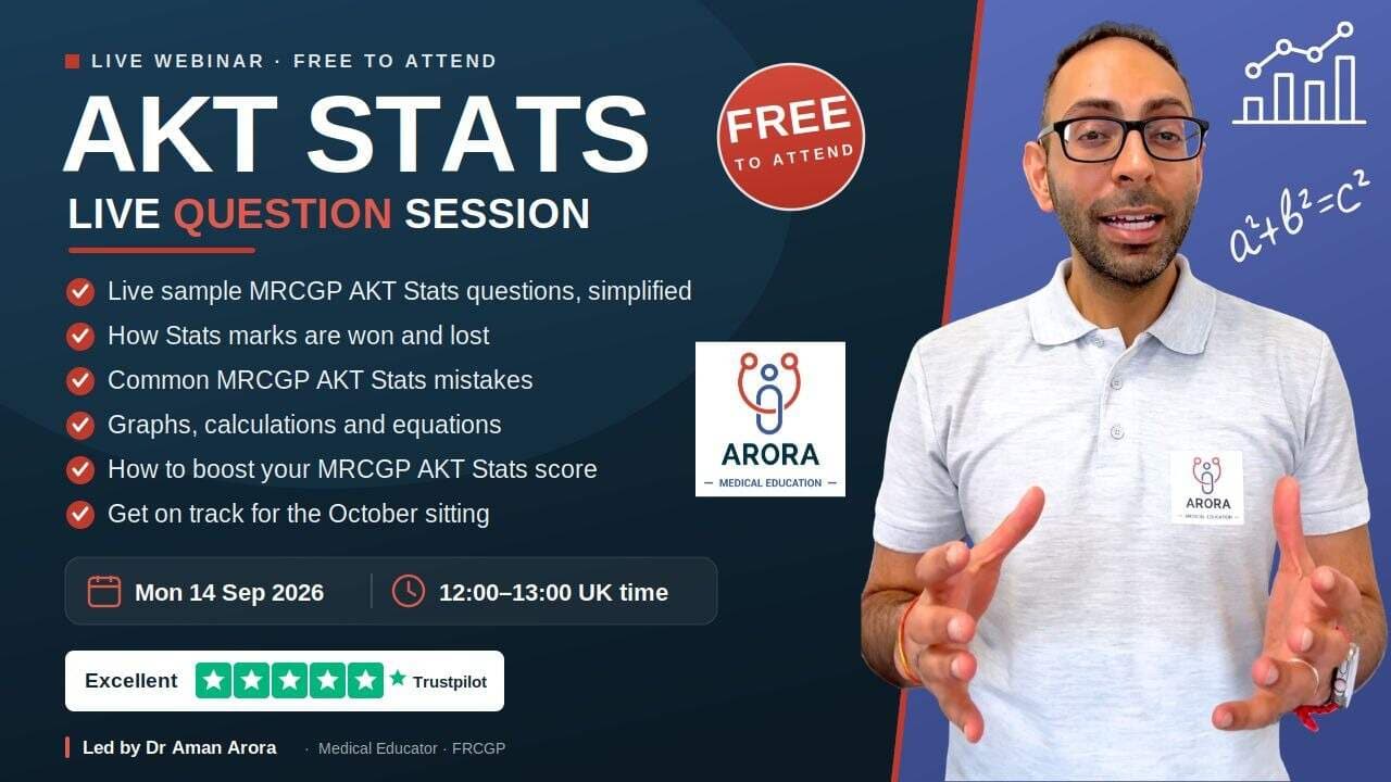 MRCGP AKT Stats Webinar | Free
