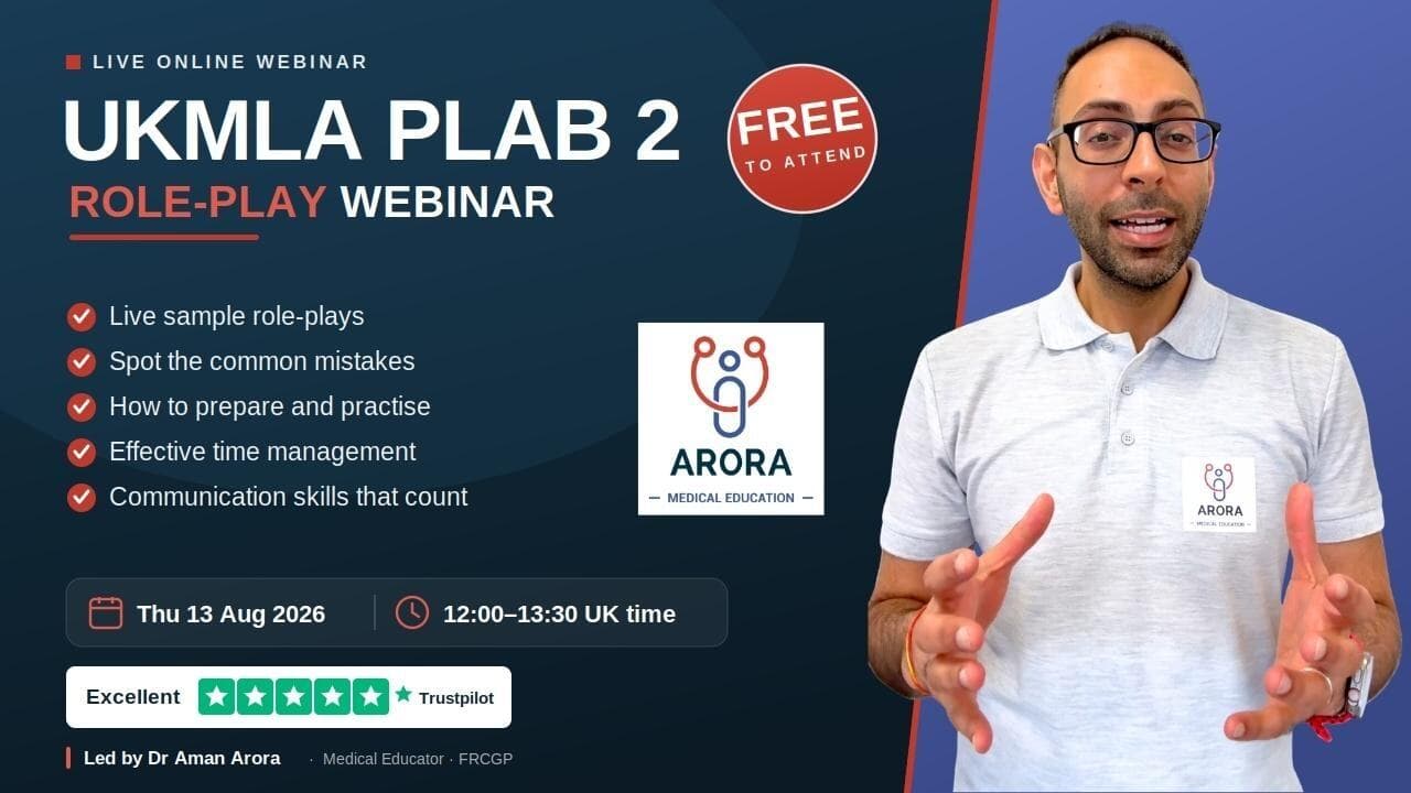 UKMLA PLAB 2 Booster Webinar | Free