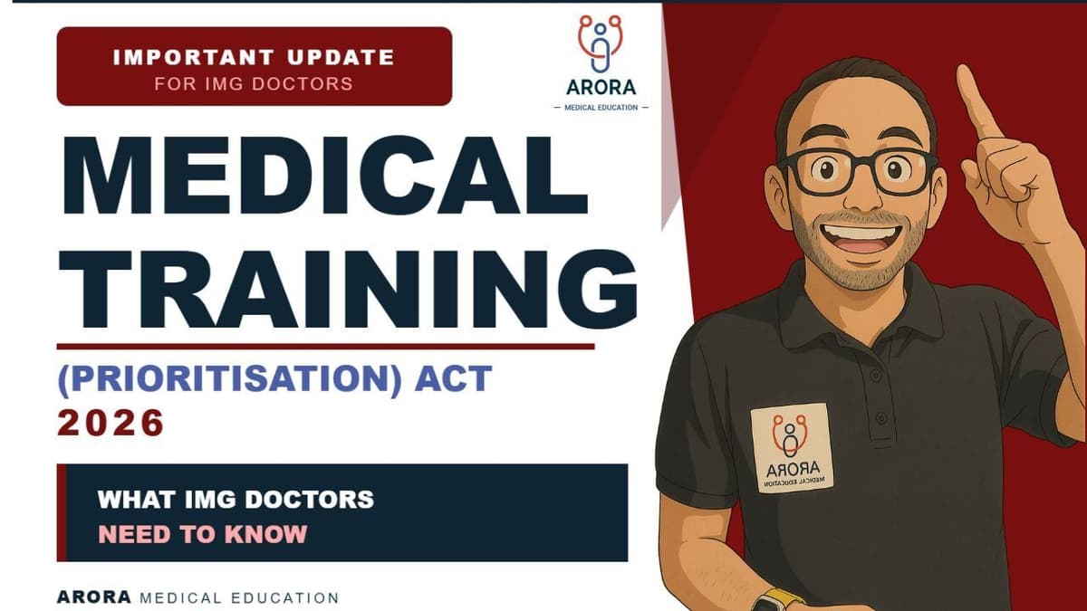 Medical Training (Prioritisation) Act 2026 – What IMG Doctors Need to Know