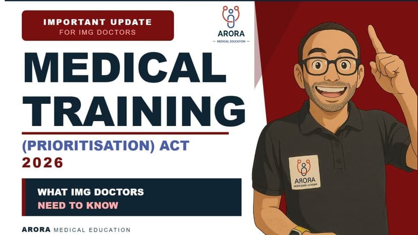 Medical Training (Prioritisation) Act 2026 – What IMG Doctors Need to Know