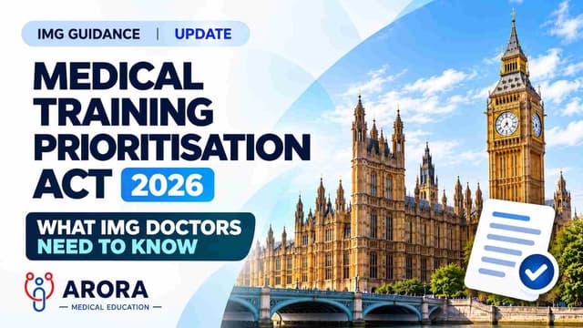 Medical Training (Prioritisation) Act 2026 – What IMG Doctors Need to Know