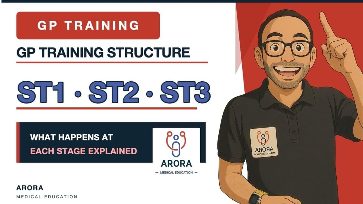 GP Training Structure Explained: What Happens in ST1, ST2 and ST3