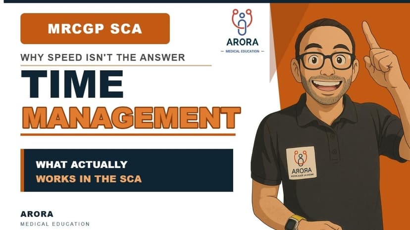 MRCGP SCA Time Management: Why Speed Isn’t the Answer (And What Actually Works)