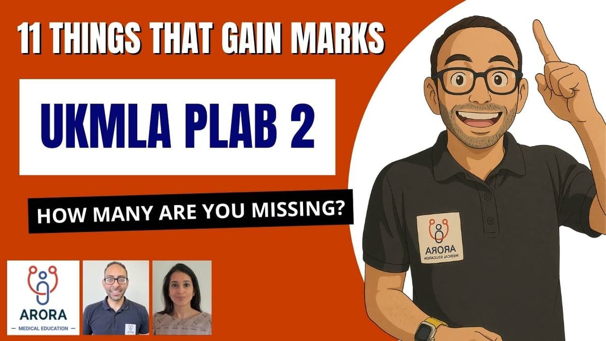 11 Practical Ways to Pass the UKMLA PLAB 2 Exam