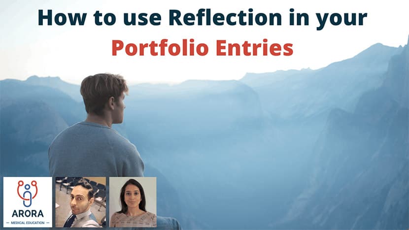 How to use Reflection in your Portfolio Entries