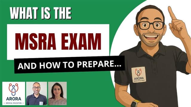 What is the MSRA Exam and How to Prepare
