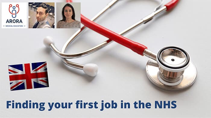 Finding your first job in the NHS