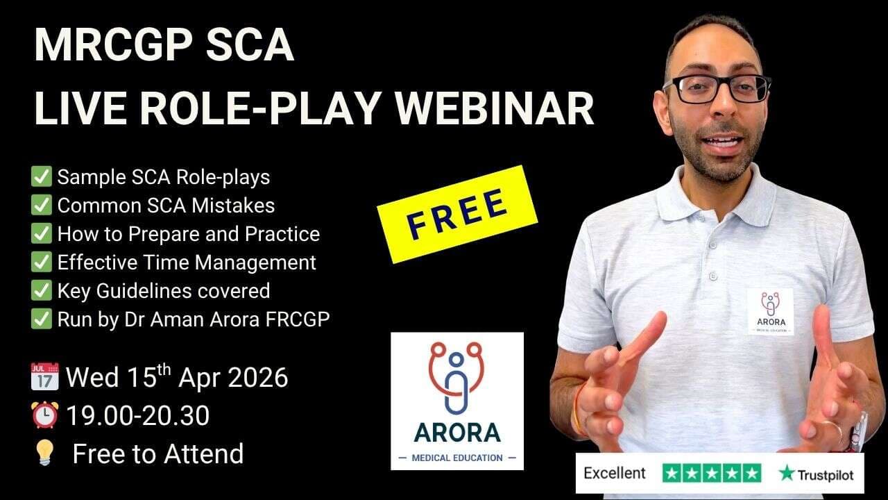 MRCGP SCA Booster Webinar | Free