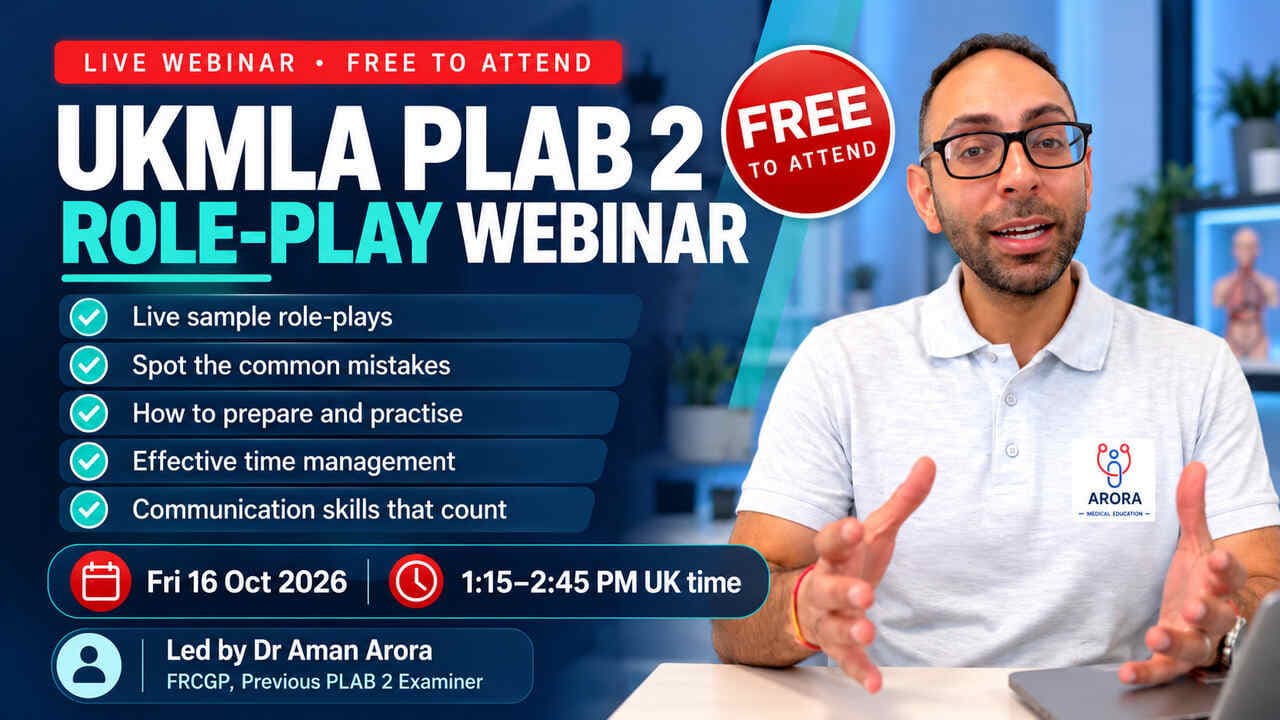 UKMLA PLAB 2 Booster Webinar | Free
